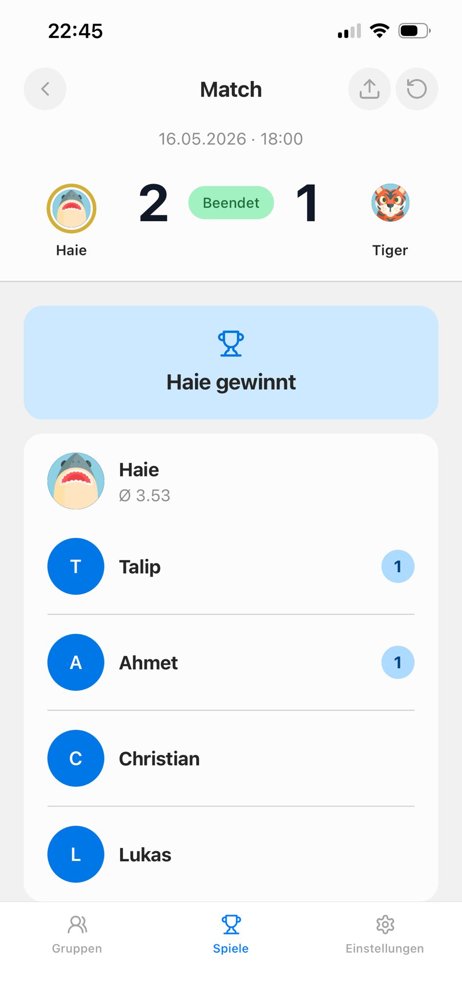 Team Maker – Aufstellungen teilen und exportieren
