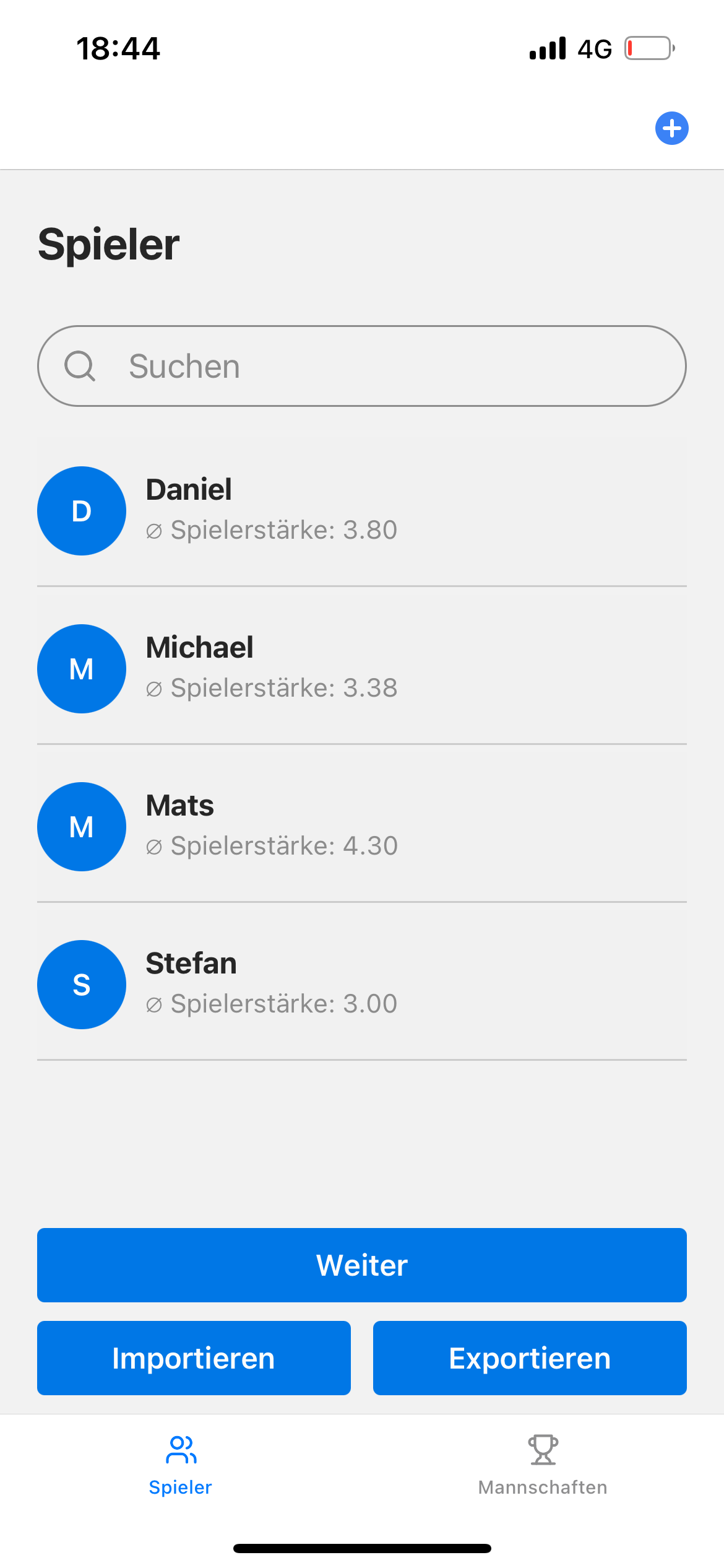Team Maker – Smarte Rotation und Auswechslungen