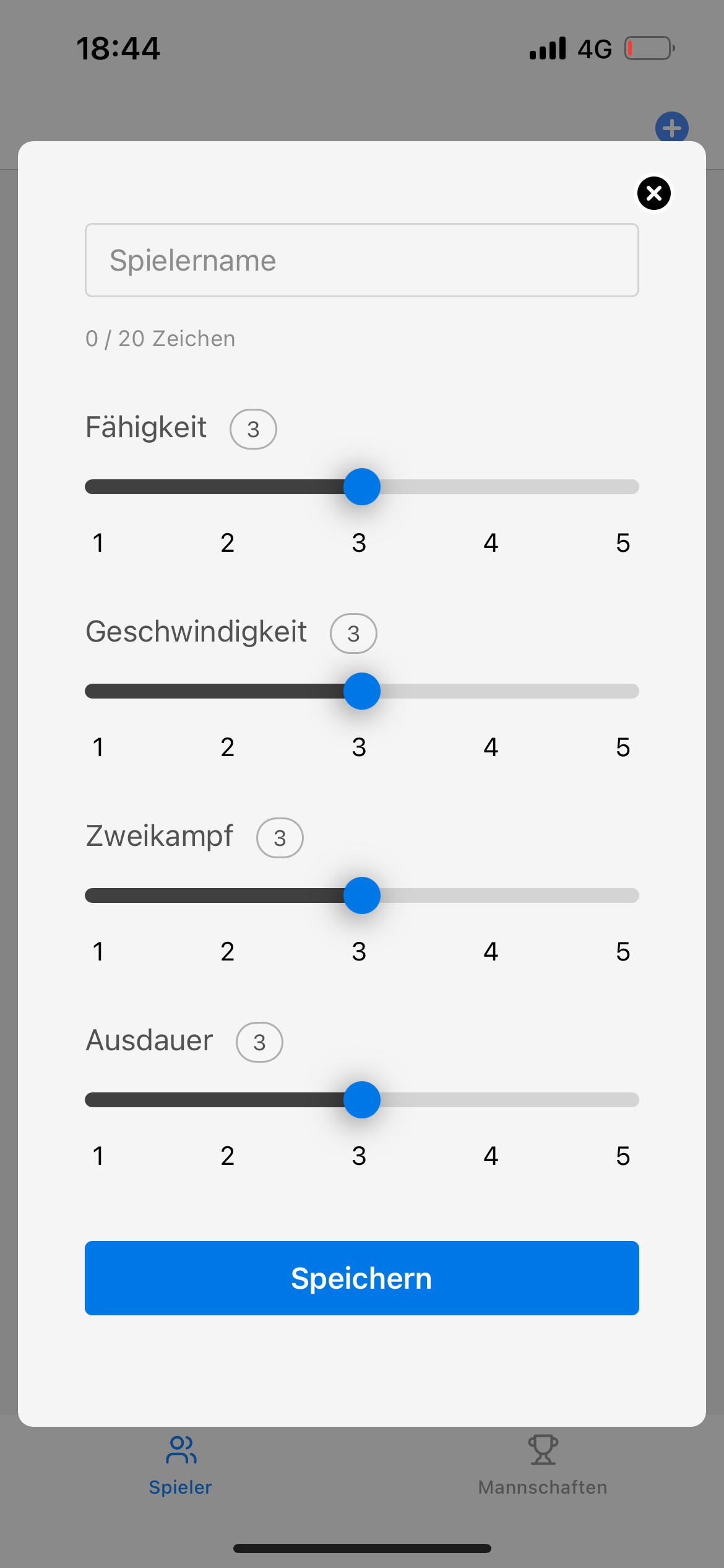 Team Maker – Spielerstatistiken und Leistungstracking